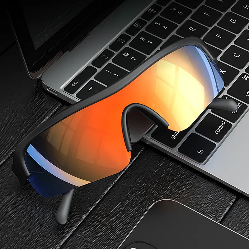 Smart Bluetooth Sport Audio Glasses Fashion Sunglasses Wireless Earphone Anti Blue Light UV Protection Sunglasses for Men Women