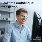 New Smart Glasses  AI Translation Camera Control Bluetooth Call Headphones Fashionable Sunglasses Intelligent Men Women Gifts