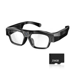 Nouvelles lunettes connectées Bluetooth tendance à porter sur la tête, avec caméra 4K ultra-nette et verres interchangeables pour la myopie (2025) 