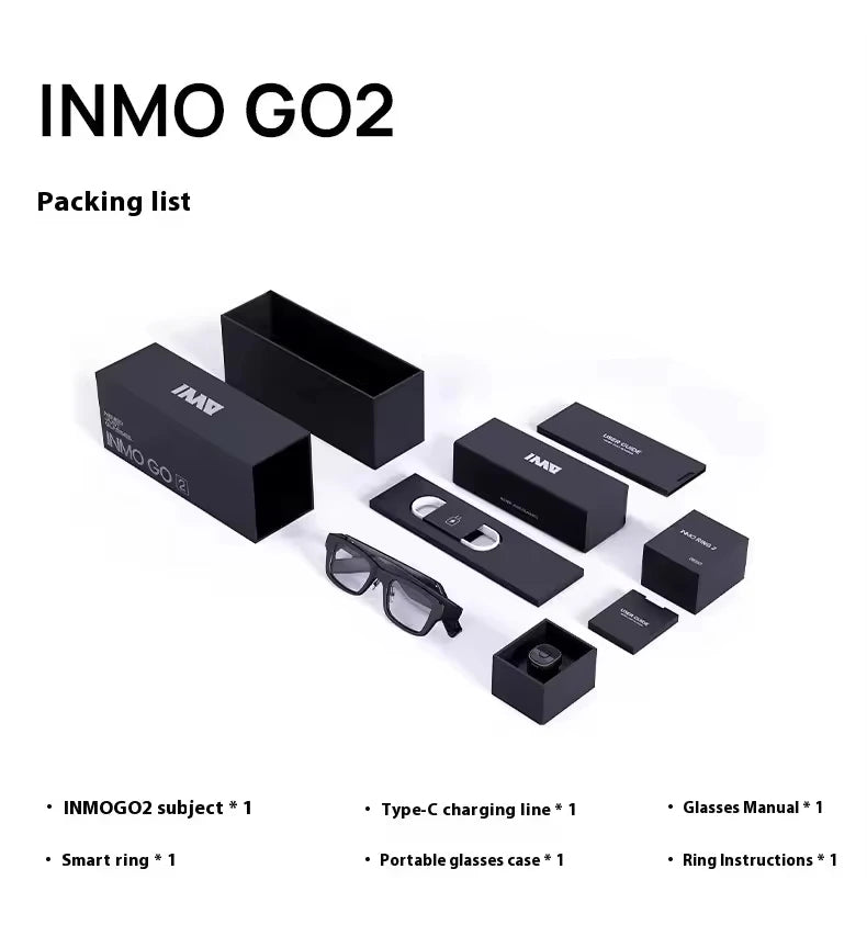 2025 INMO GO 2 Simultaneous Translation AR Smart Glasses New Release