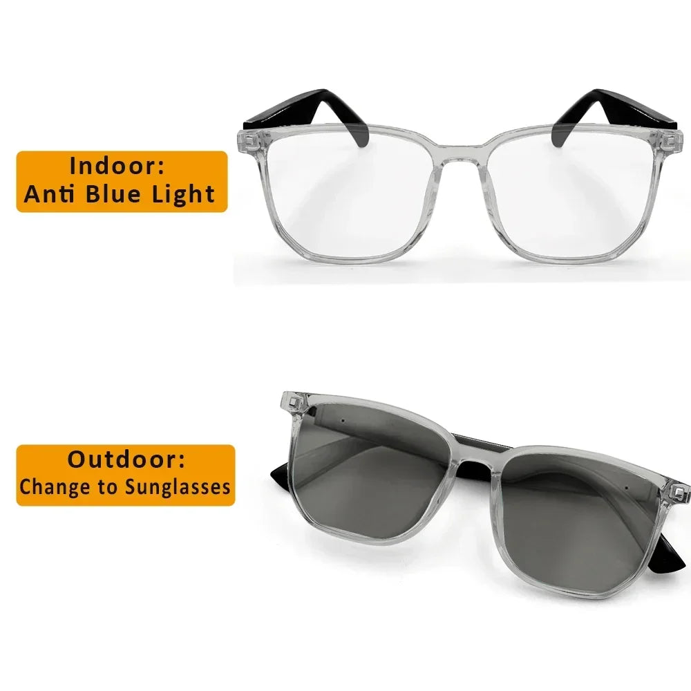 Smart Bluetooth Sport Audio Glasses Wireless Call Music Playback Earphone Anti Blue Light UV Protection Sunglasses for Men Women