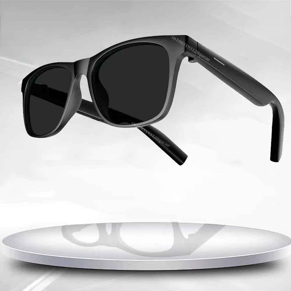 Gafas inteligentes para hombre y mujer, con Bluetooth, control de llamadas de voz, música, polarizadas UV, auriculares, 2025