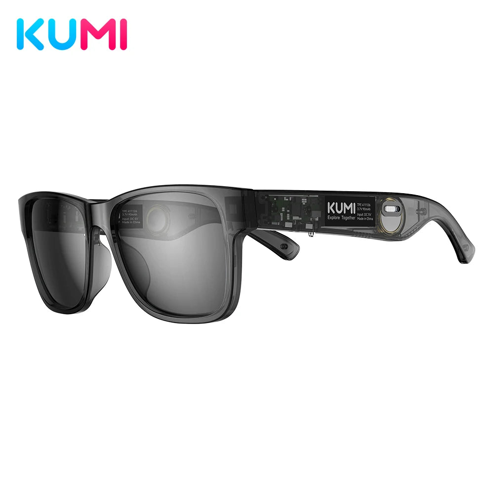 KUMI Meta V1 Smart Glasses Break Audio-visual Imagination Create Bluetooth glasses IPX4 Waterproof Bluetooth Phone Call
