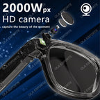 HD 1080P AI Smart Glasses ChatGPT 2000W Camera Bluetooth Call 400Mah Battery Voice Assistant Control Smart Glasses for Men Women