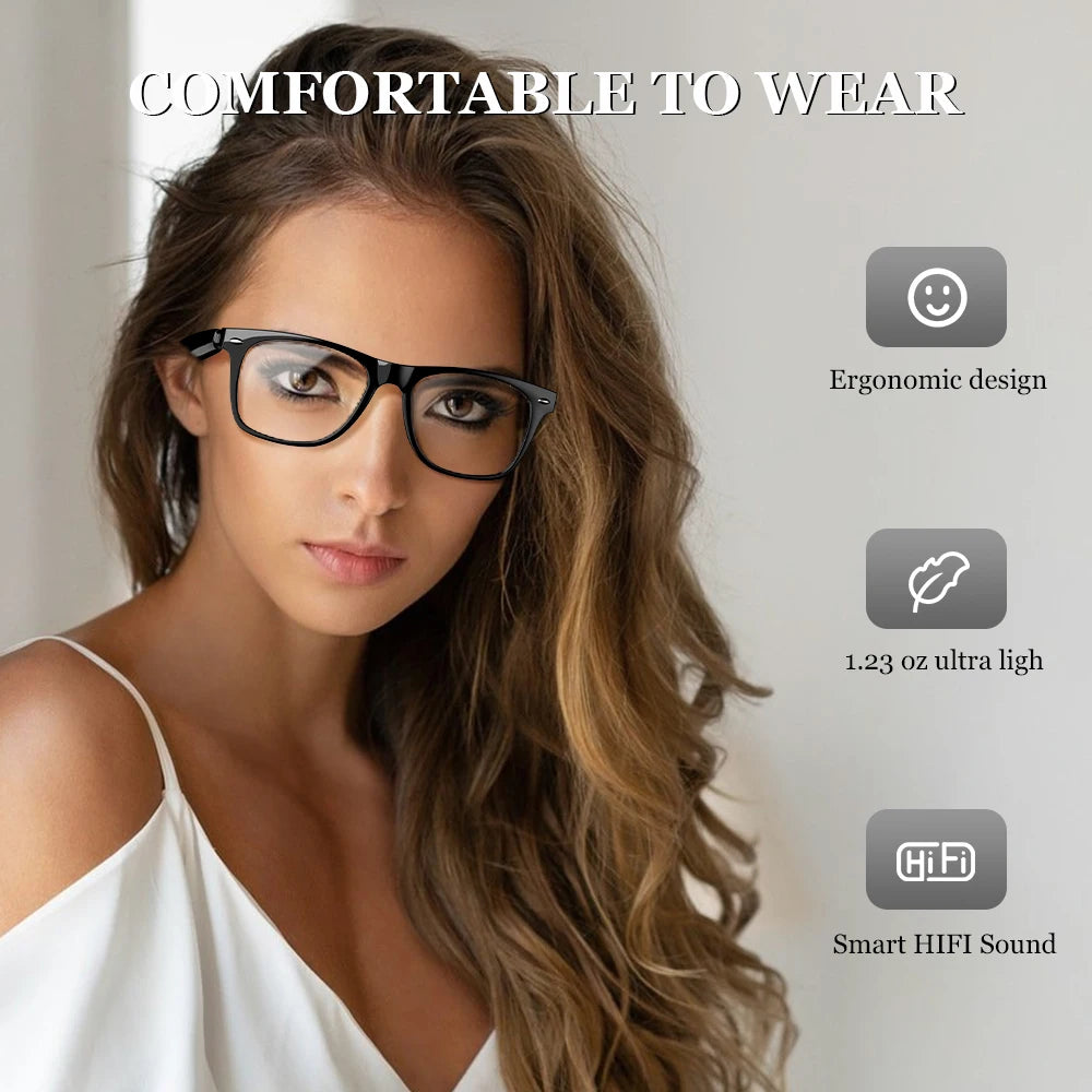 Blackview E13C Smart Sunglasses Glasses Outdoor Sport Waterproof Anti-UV Bluetooth Glasses with Mic & Speaker for Men Women Gift