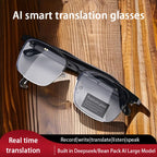HY-G9 Smart Glasses AI Intelligent Translation 144Languages Real-time Wireless Bluetooth Headset For Simultaneous Interpretation
