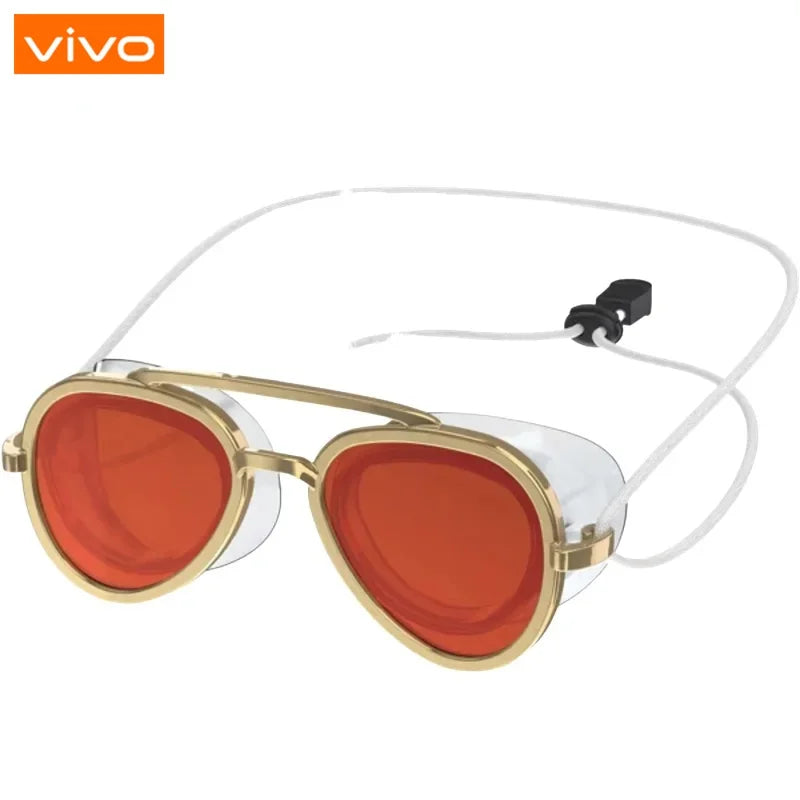 VIVO Smart Adjustable Swim Eyewear Anti-Fog HD Swimming Goggles Sunshine goggles Full View Leak Proof  Glasses For Men Women