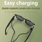 Smart Glasses Man Blue Light Filtering Polarized Sunglass 2in1 Lenses Audio Built-in Mic Speakers Ai Voice Assistant Women Men