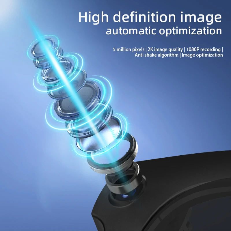 New Smart Glasses 500W Pixel Video Camera AI Voice Translation With Video And Photo Bluetooth Recording Sunglasses