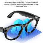 Lenovo 8KHD AI Smart Glasses Men Chat GPT 800MP Camera Bluetooth Call AI Translation Voice Assistant Control Sunglasses Women