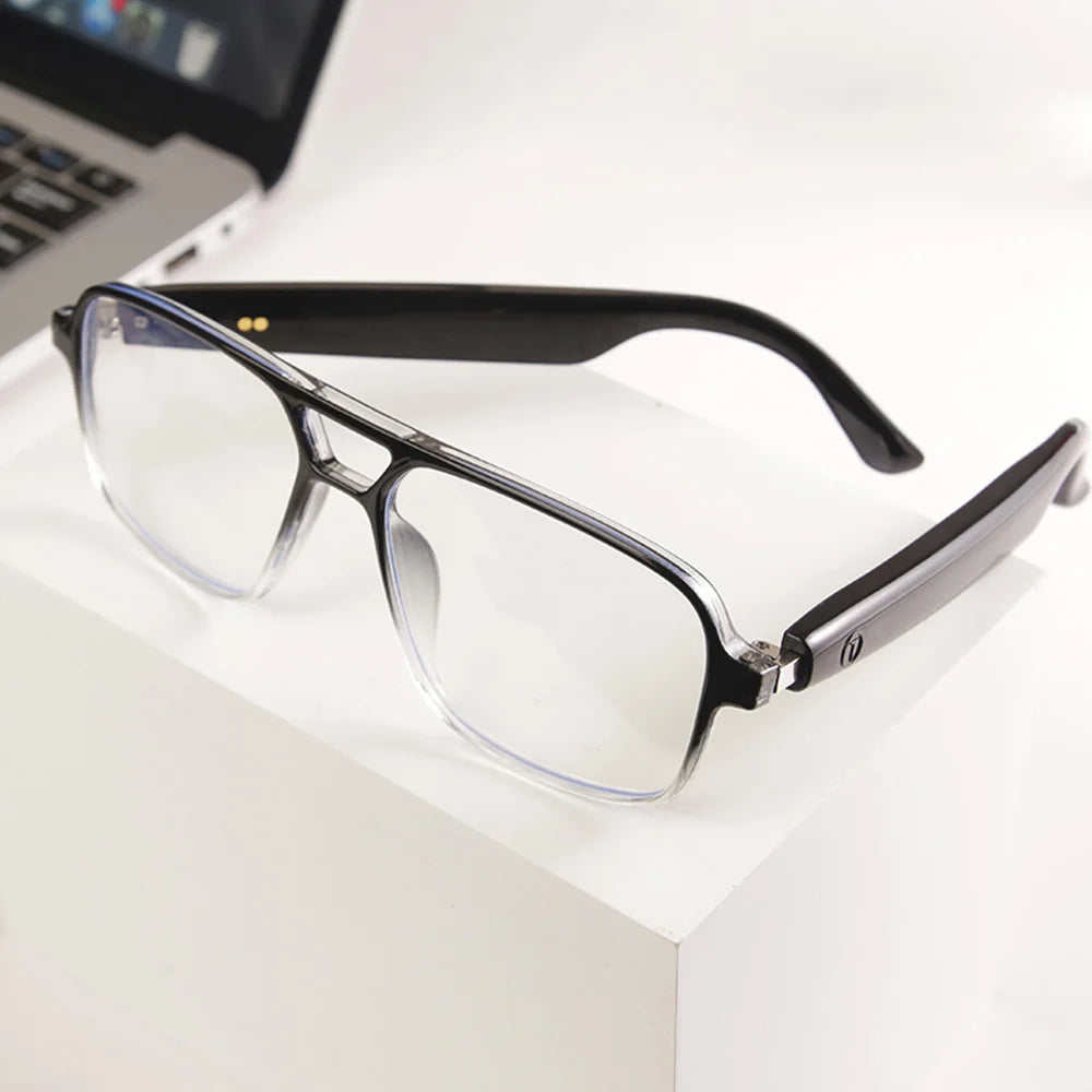 2025 NEW Smart Glasses Ai Voice Assistant Touch Music Control Anti-UV Color-Change Lenses Bluetooth Call Headphone for Men Women