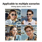 Smart Bluetooth Sport Audio Glasses Wireless Call Music Playback Earphone Anti Blue Light UV Protection Sunglasses for Men Women