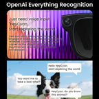 4K AI Smart Glasses Multifunction 800W HD Camera Bluetooth Call Voice Assistant Music Player Translate Sunglasses Men Women 2025