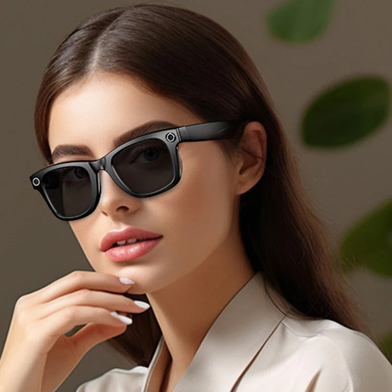 2026 New Upgrade Smart Glasses With Camera Video Recording AI Photo Recognition Bluetooth Call Translation Voice Sunglasses Man