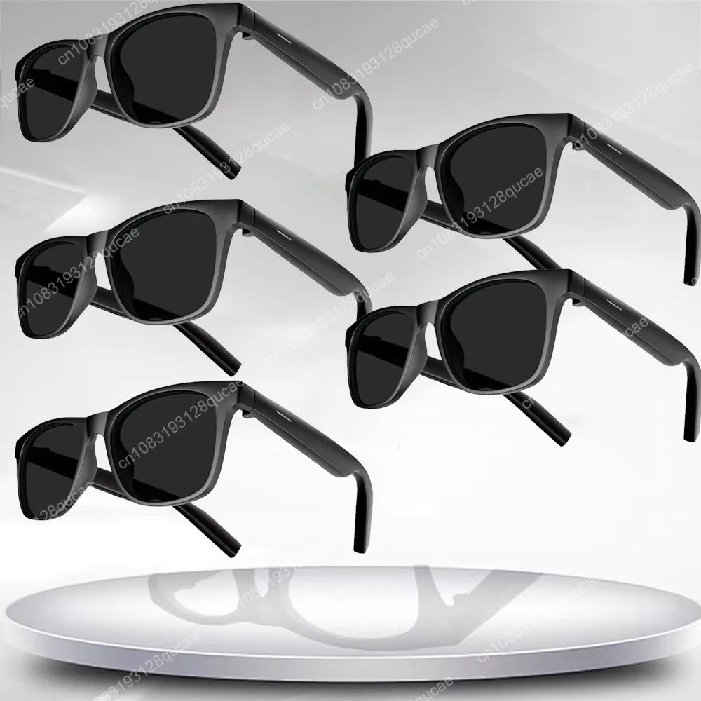 Gafas inteligentes para hombre y mujer, con Bluetooth, control de llamadas de voz, música, polarizadas UV, auriculares, 2025