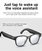 Smart Glasses Take Photo Video Record Real-time Translation Bluetooth Call Glasses Voice Assistant Music Playback Sunglasses