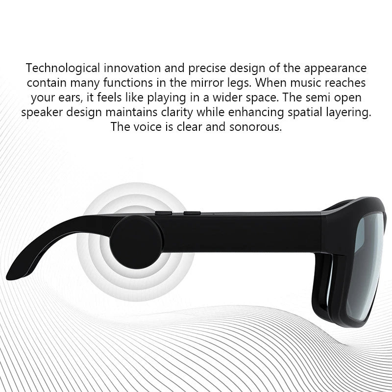VIVO Smart Glasses Bluetooth Intelligent Glasses Call TWS Music Headphone Audio Multifunction Waterproof Original Sunglasses New