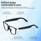 Gafas de sol inteligentes LIGE con Bluetooth, llamadas, auriculares para deportes al aire libre, luz azul, impermeables, anti-UV, para hombres y mujeres.