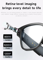 Smart Glasses Take Photo Video Record Real-time Translation Bluetooth Call Glasses Voice Assistant Music Playback Sunglasses
