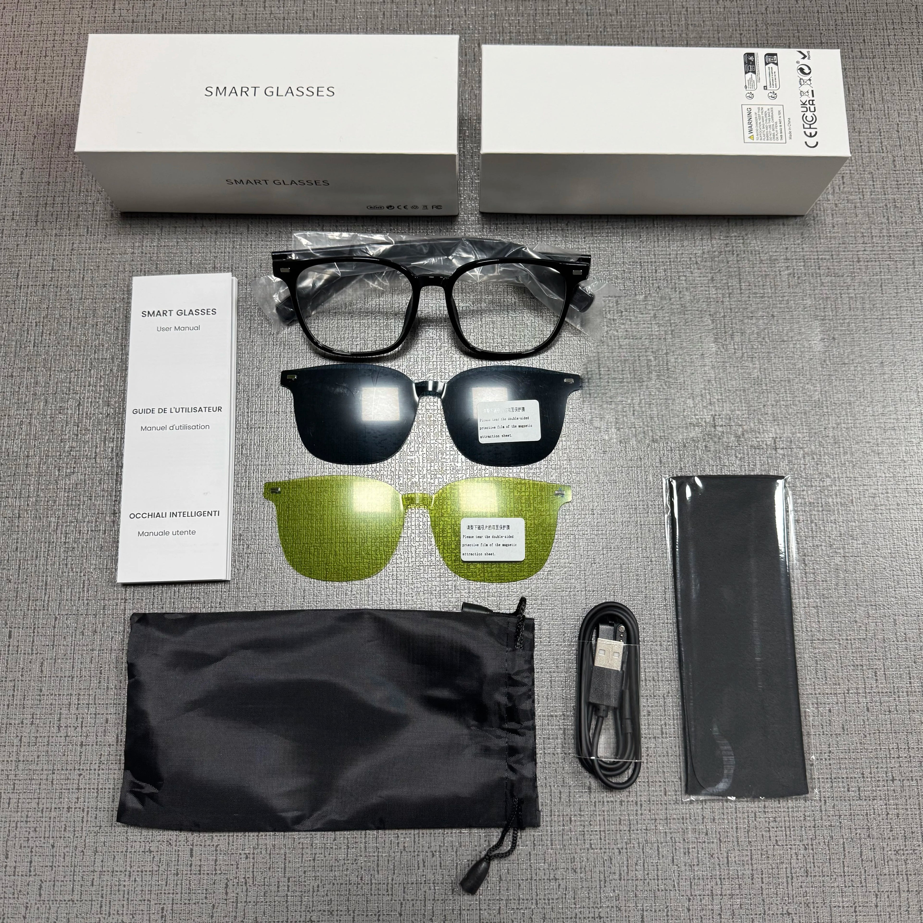 New G05 Series Smart Bluetooth Glasses Music Sports Hands-free Call anti-blue Light Smart Sun Glasses