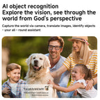 New OTA Upgrade Smart Glasses 1080P HD Camera Video Record AI Chat GPT Function Q&A Translation Wireless Call Women Men Eyeglass