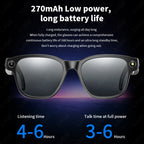 New AI Smart Glasses 800W Camera WIFI+Bluetooth Real-time Transmission Sunglasses Touch Control Video Record Glasses Android IOS