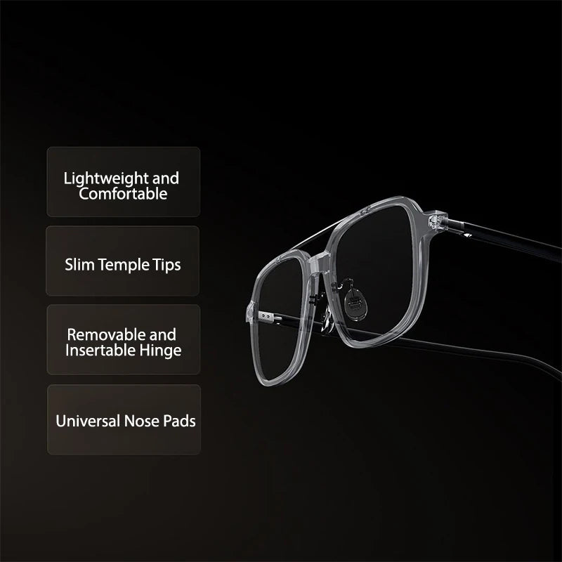 MIJIA Smart Audio Glasses 2 Replacement Set，Detachable Frames，Does Not Contain Any Electronic Functions，Only The Frame