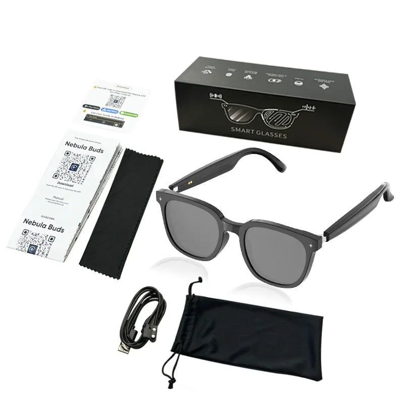 2026 New AI Intelligent Translation Glasses Touchscreen Sunglasses Smart Bluetooth Glasses Listen To Music Voice Call