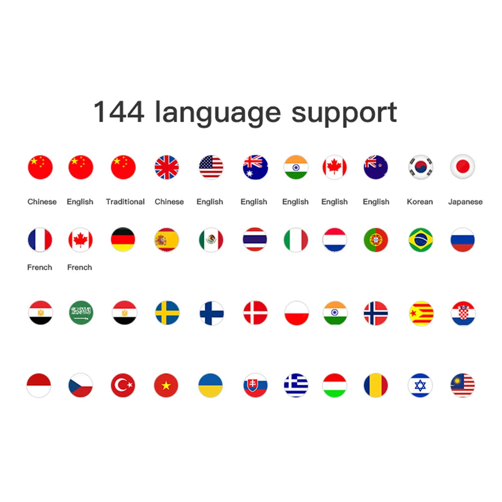 Intelligent Translator Glasses BT 5.4 Call Audio Music Call Sunglasses 144 Languages Polarized Lens Smart Glasses for Men Women