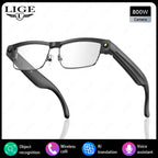 Sunglasses Smart Glasses 8 Million Pixels Recording Videos AI Photo Recognition Answer Translation 270mAh Bluetooth Glasses New
