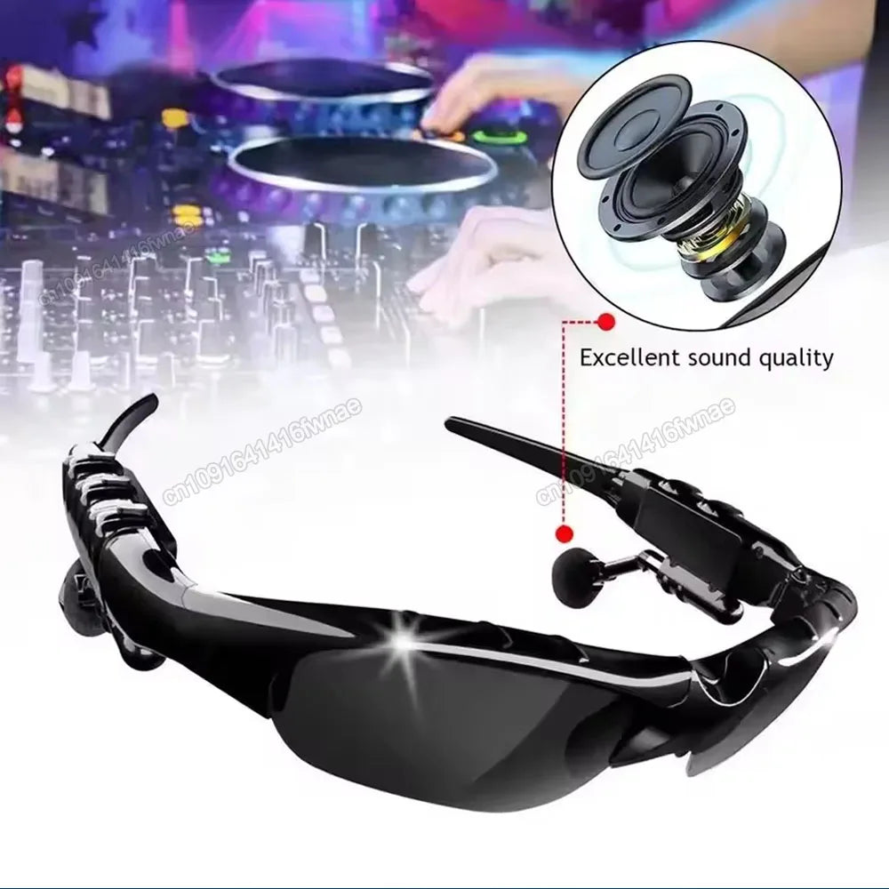 5.0 Smart Bluetooth Audio Glasses Outdoor Sports Cycling Surround Sound Headphones Listen To Music Call Polarized Sunglasses