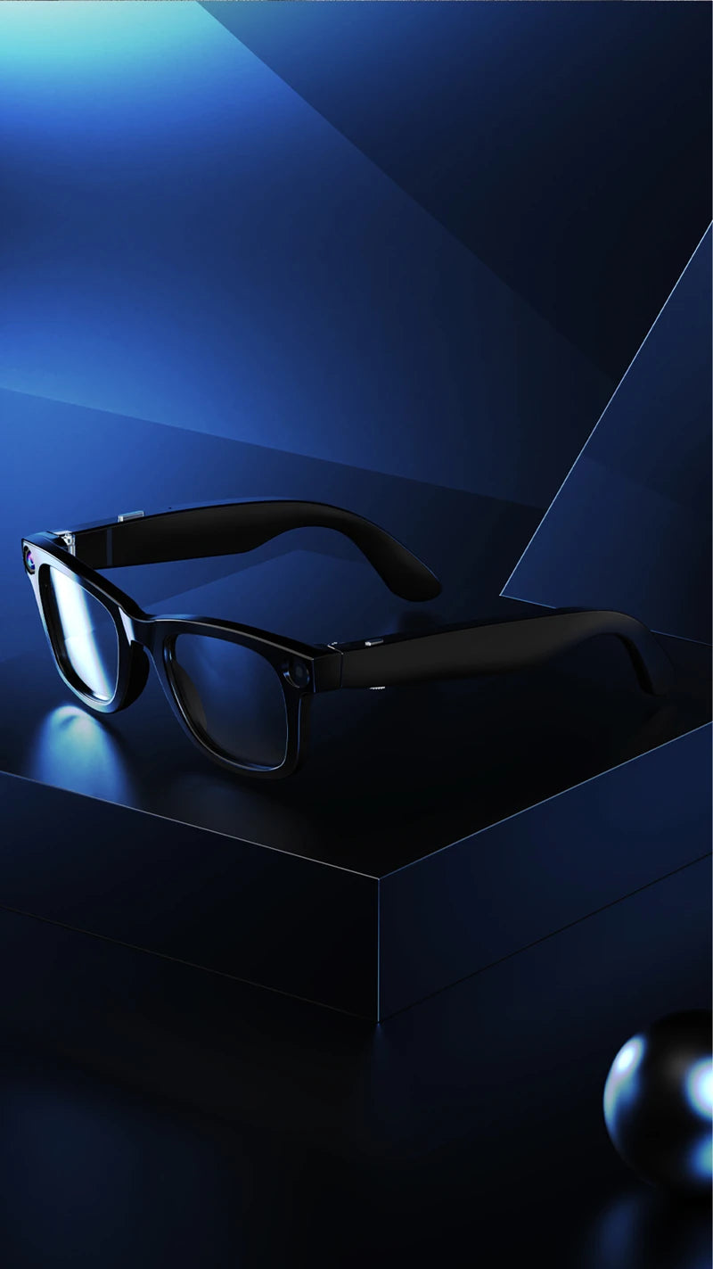 Mijia 800W Pixel Intelligent Glasses G300 AI HD Shooting Video Recording Voice Call Translation Glasses Photochromic Lens