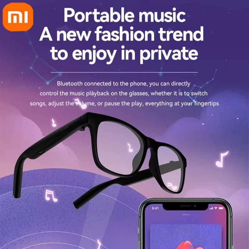 Gafas inteligentes Xiaomi D11AI con grabación de vídeo, cámara de fotos, gafas de sol para hombre y mujer, traductor inalámbrico, Bluetooth, táctil, antiluz azul 