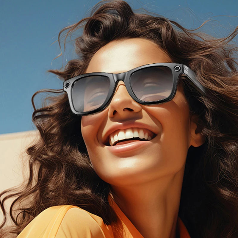 2026 New Upgrade Smart Glasses With Camera Video Recording AI Photo Recognition Bluetooth Call Translation Voice Sunglasses Man