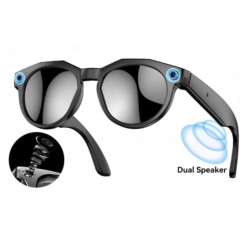 2026 8K HD AI Smart Glasses Men Chat GPT 800MP Camera Bluetooth Call AI Translation Voice Assistant Control Sunglasses Women