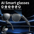 New AI Smart Glasses 800W Camera WIFI+Bluetooth Real-time Transmission Sunglasses Touch Control Video Record Glasses Android IOS