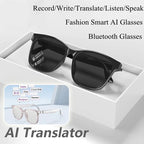 HY-C8 AI Smart Glasses Intelligent Translation Wireless Bluetooth Glasses Real-time Simultaneous Interpretation Headset